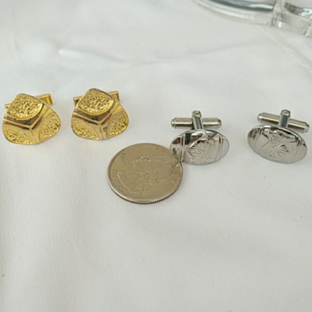 2 pairs of vintage cuff links - Picture 3 of 5